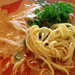 廣東DINING TAKU - 担々麺 麺拡大@2013/10/09