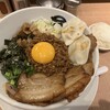 麺や マルショウ - 230914木　大阪　麺や マルショウ 江坂店　台湾まぜそばDX仕上げ飯付