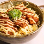 chicken sauce Katsu-don (Pork cutlet bowl)