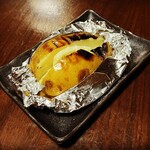 Baked potato with butter