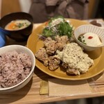 豆と餅 - 料理写真: