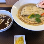 めん処 きよ洲 - 旨みの足し算の最高峰！貝汁昆布水芳醇つけ麺1000円税込