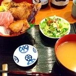 おさかないっぱい 福 - マグロ最強どーん  ネタアップ  2500円