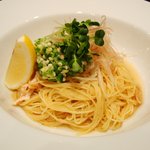 BELDA CAFE - オクラと鶏の冷製パスタ