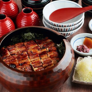 We also recommend the Edogawa specialty “Ohitsumabushi”, which serves 3 people!