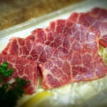Raw horse sashimi delivered directly from Kumamoto