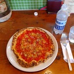 ピッツェリア ダ マッシモ - マリナーラ・炭酸水