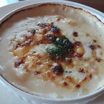 和洋レストラン チロル - レディースセットのパスタのグラタン　サラダ、パン、ソフトドリンク付き　900円