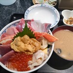 Sakanaya Shokudou Urokojuu - 特選海鮮丼3000円