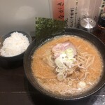 寄ら～めん - 味噌ラーメン＋小ライス