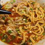 ラーメン二郎 - 赤酢投入～♪