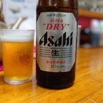 香蘭 - 瓶ビールはアサヒの銀 202308