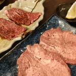 焼肉くろちゃん - サガリハラミ（タレ）＆塩タン