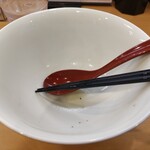 麺や一峯 - 完食完飲しました