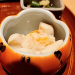 銀座 しのはら - 柿と梨の白和え