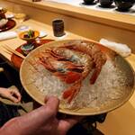 銀座 しのはら - 立派なボタン海老