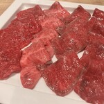 焼肉あきら漸 - イチボ、ウチモモ、ミスジ、クリ