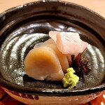 馬車道 大かわ - 鮃とタイラ貝