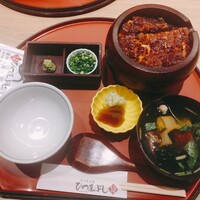 うなぎ和食  しら河 今池ガスビル店 - しら河のひつまぶし+うな吸い