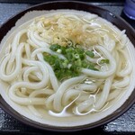 手打ちうどん 上田 - 『かけ（冷・小）』300円