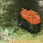 鮨処木はら - いくら醤油漬け　海苔と良く合うんじゃよ