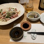 Shunsai Shuraku Kokoro - ベーコンとキノコのサラダ