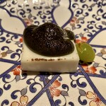 エクアトゥール - 葛餅 鮑肝ソース 銀杏