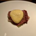 エクアトゥール - 牛ざぶとん 牡蠣 トマト レタス