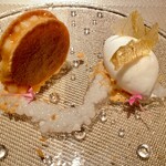 エクアトゥール - 柿と洋梨のサンド