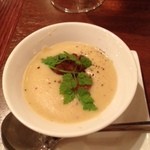トラットリア ロマーノ - サツマイモ&栗の冷静スープ