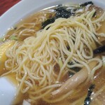 中華料理 宴客 - 麺のアップ