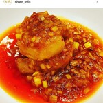 中国菜館 志苑 - 海老のチリソース@1,350円