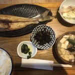 和食ダイニング ごはん - ほっけの開き定食（アップ１）