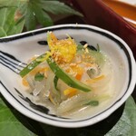 銀座 しのはら - なますの下には子鯛