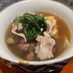 銀座 しのはら - 濃厚なスッポンスープの鍋