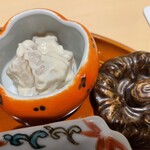 銀座 しのはら - 柿と梨の白和え