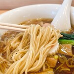 中華そば 深緑 - このしっとり麺が好き