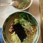 Harubarutei - 香麺。そのままでも、スープをかけても。