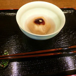 蓬邑亭 - サービスの「いちじくの甘露煮」