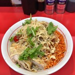 千里眼 - 冷し中華（少な目）1,000円　ニンニクガリマヨマシカラメマシ