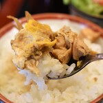 とん唐てん - 味噌煮込み親子丼
