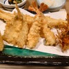 Tempura Funabashiya - 巻海老、海老の頭、キス、穴子、イカ。