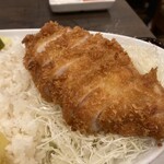 217655827 - 上ロースカツとカレー(ご飯大盛り)