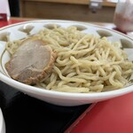 ラーメン もっけだの - 『つけ中華(あっさり)+味玉』の麺、豚