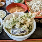 Yagiri Soba Horikiri - ミニ塩天丼