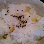 手打そば のりくら - 栗ご飯　（のりくらセット）