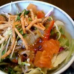 手打そば のりくら - サラダ　（のりくらセット）