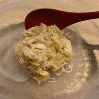 麻布十番 鮨 無銘 - 毛蟹と酢飯