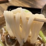 麺処 おおぎ - うどんのリフトアップ