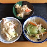 Hachiman - 【小鉢バイキング】卯の花、ポテトサラダ、春雨サラダ